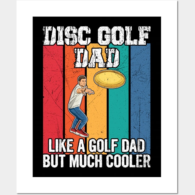 Disc Golf Design for your Disc Golf Player Dad Wall Art by ErdnussbutterToast